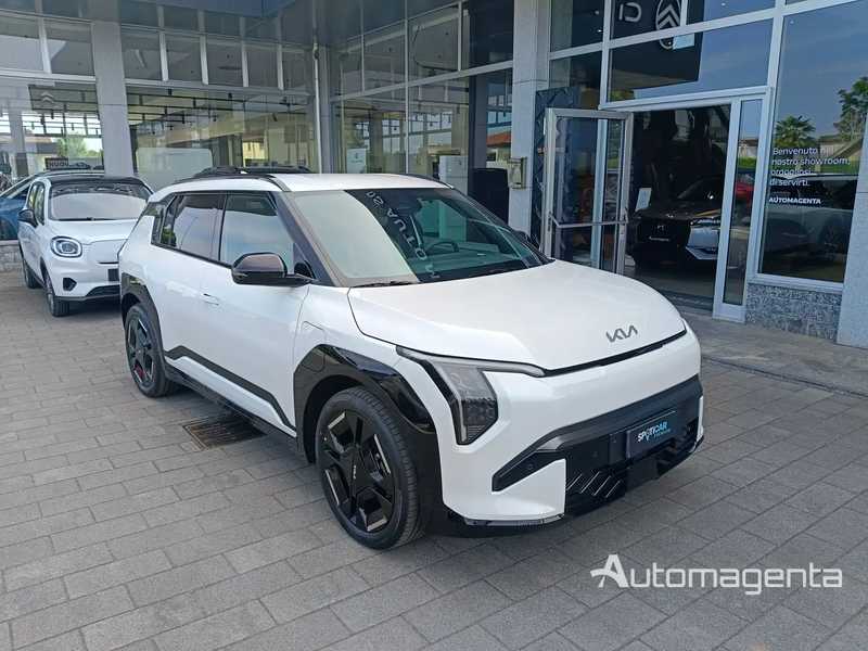 kia ev3 nuova colore bianco vista laterale